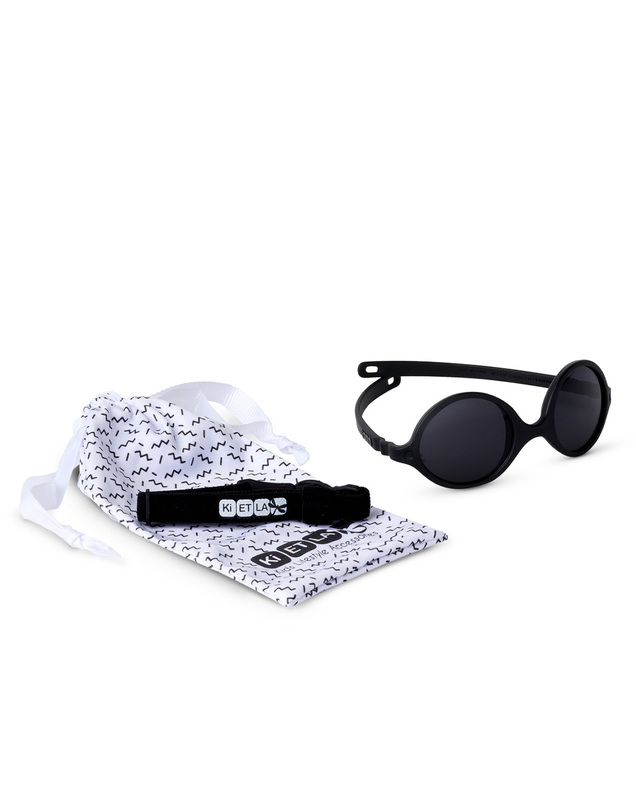 Lunettes de soleil bébé Diabola 0-1 an Coloris noir Ki Et La