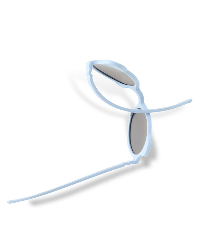Lunettes de soleil bébé Ourson 1-2 ans Coloris bleu clair Ki Et La