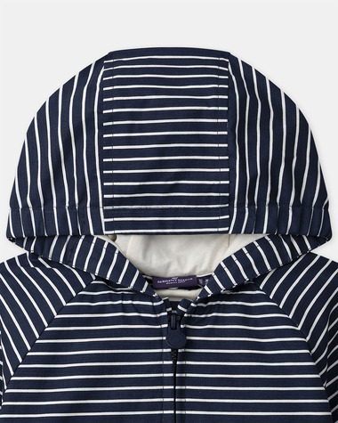 Imperm&eacute;able 3-en-1 &agrave; rayures Coloris bleu marine  Sergent Major
