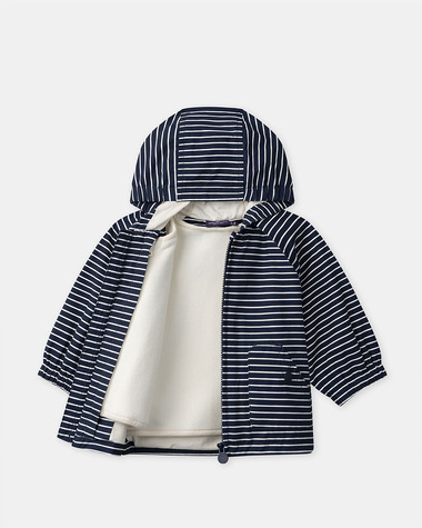 Imperm&eacute;able 3-en-1 &agrave; rayures Coloris bleu marine  Sergent Major