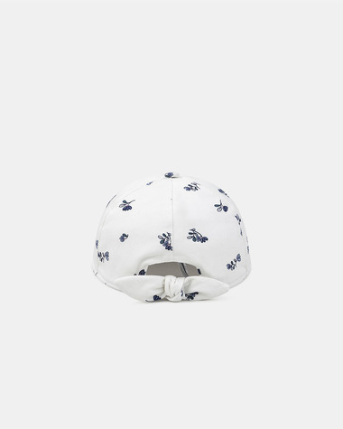 Casquette imprim&eacute; fleuri Coloris &eacute;cru  Sergent Major
