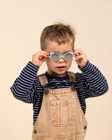 Lunettes de soleil b&eacute;b&eacute; Ourson 1-2 ans Coloris bleu clair  Ki Et La