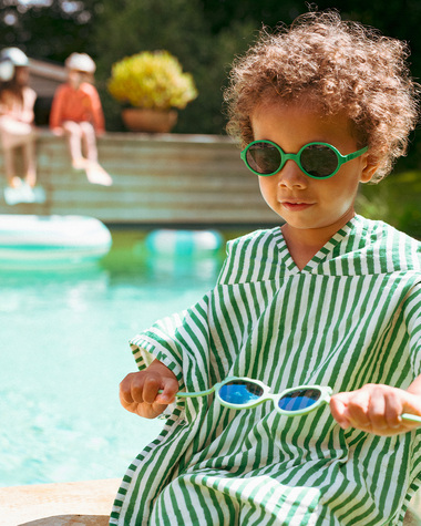 Lunettes de soleil b&eacute;b&eacute; Lion 1-2 ans Coloris sauge  Ki Et La