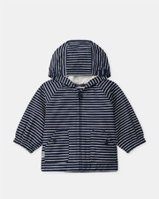 Imperm&eacute;able 3-en-1 &agrave; rayures Coloris bleu marine  Sergent Major