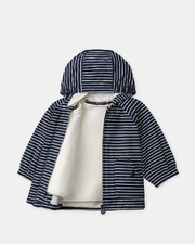 Imperm&eacute;able 3-en-1 &agrave; rayures Coloris bleu marine  Sergent Major