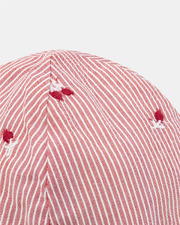 Chapeau à rayures et broderies baies Coloris naturel Sergent Major
