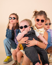 Lunettes de soleil b&eacute;b&eacute; Diabola 0-1 an Coloris noir  Ki Et La