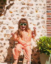 Lunettes de soleil bébé Lion 1-2 ans Coloris sauge Ki Et La