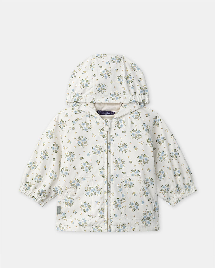Imperm&eacute;able 3-en-1 imprim&eacute; fleuri Coloris &eacute;cru  Sergent Major