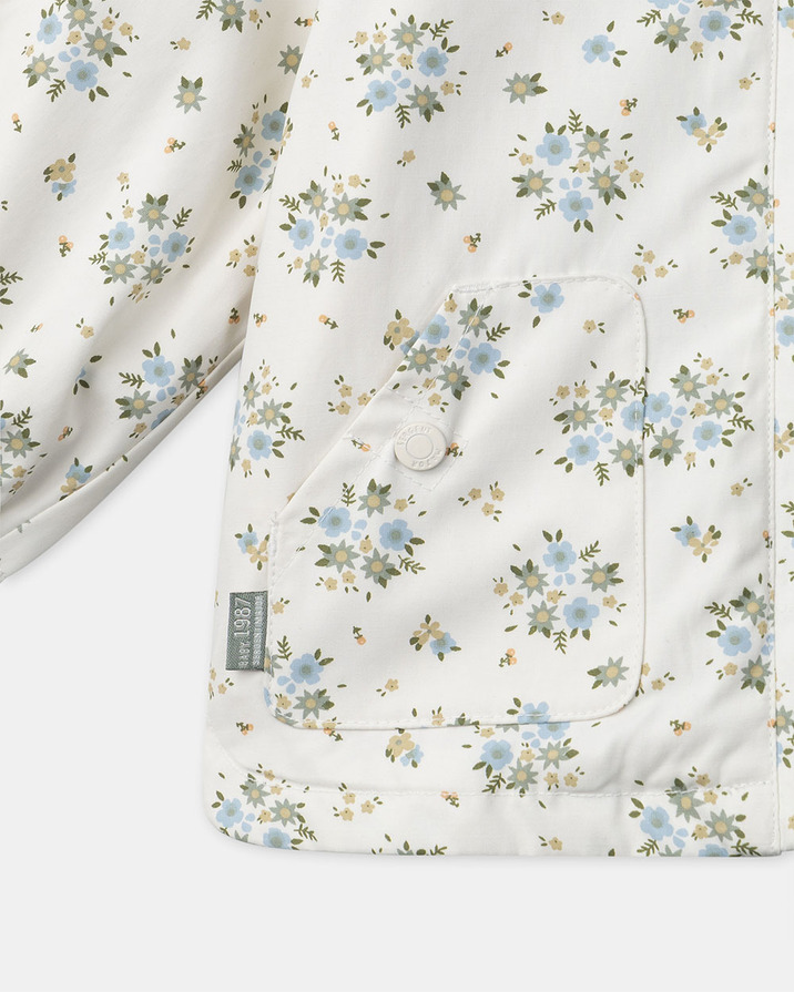 Imperm&eacute;able 3-en-1 imprim&eacute; fleuri Coloris &eacute;cru  Sergent Major