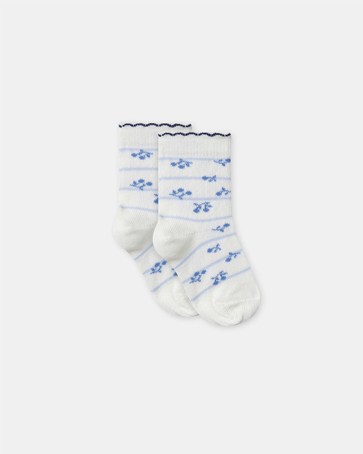 Lot de 3 paires de chaussettes imprim&eacute; baies Coloris bleu  Sergent Major