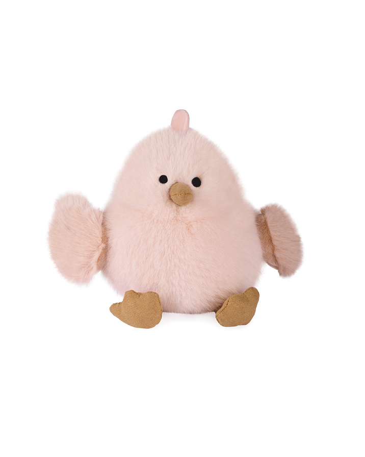 Peluche poussin Piou 15 cm Coloris rose  Doudou et Compagnie