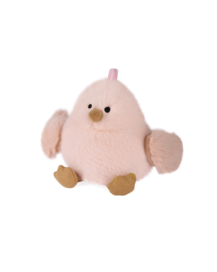 Peluche poussin Piou 15 cm Coloris rose  Doudou et Compagnie