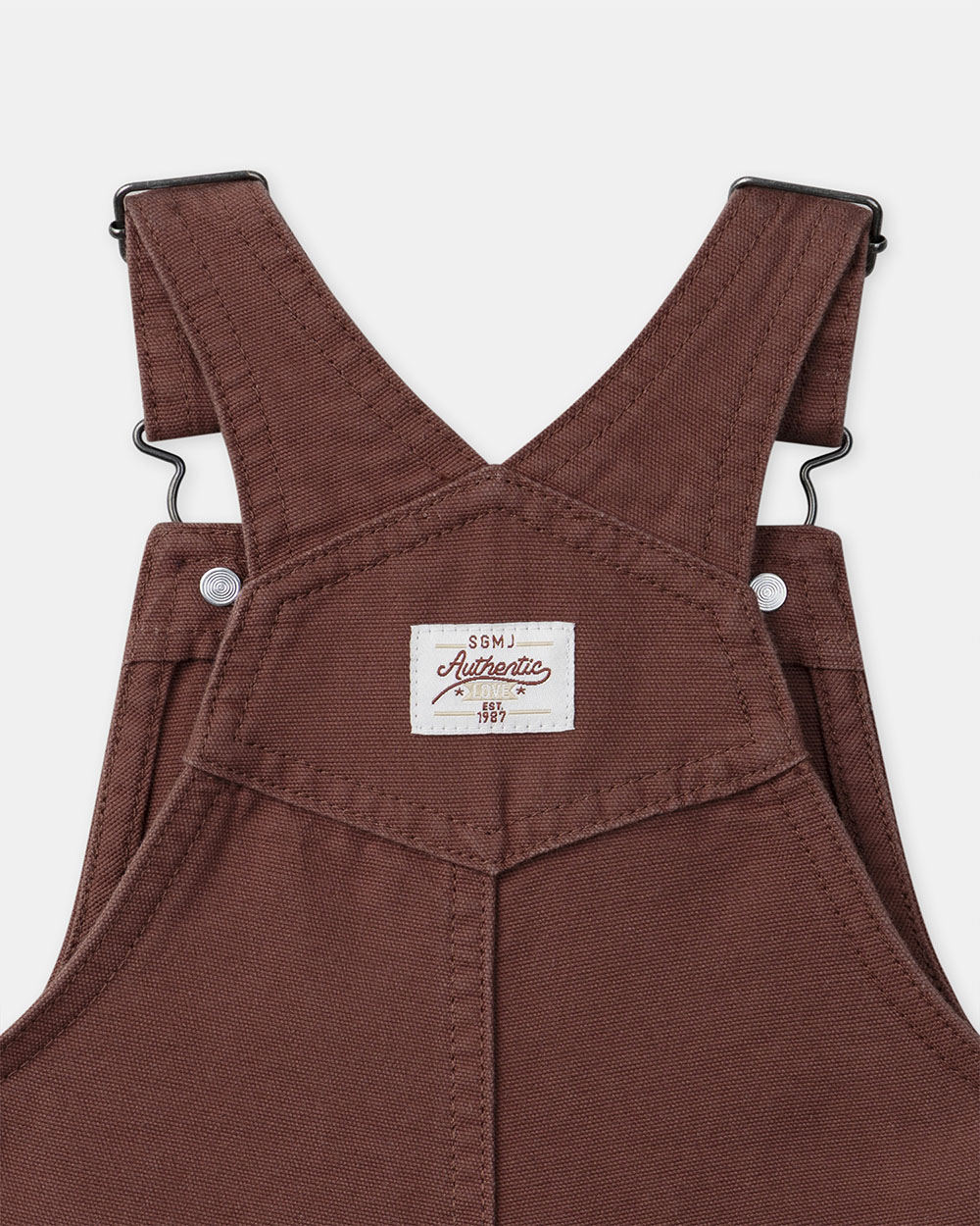 Salopette courte petit aventurier Coloris marron Sergent Major