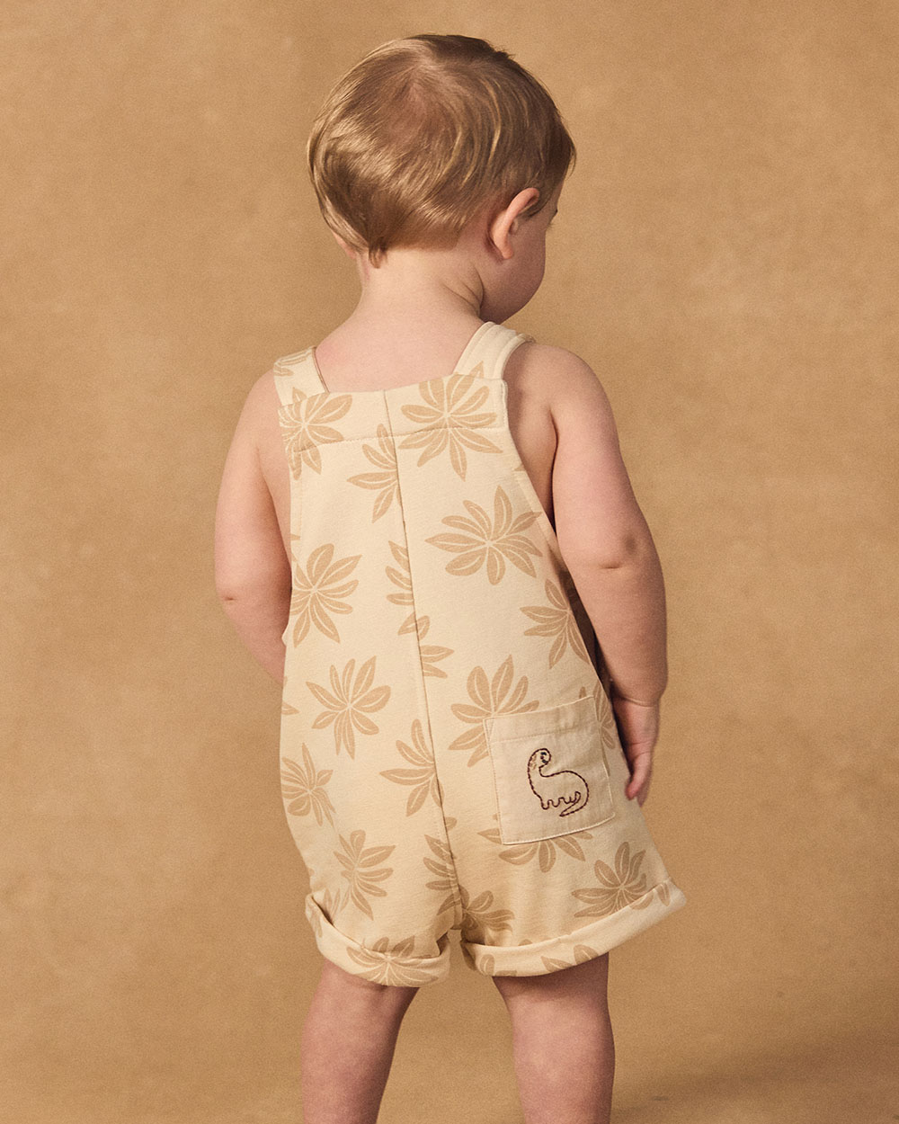 Salopette courte imprim&eacute; palmiers Coloris beige  Sergent Major