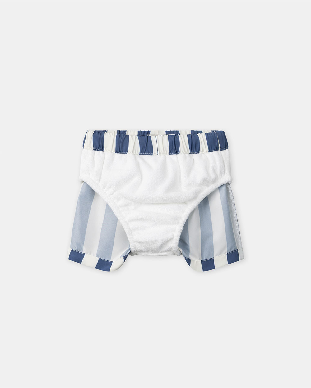 Short de bain &agrave; rayures avec couche Coloris bleu  Sergent Major