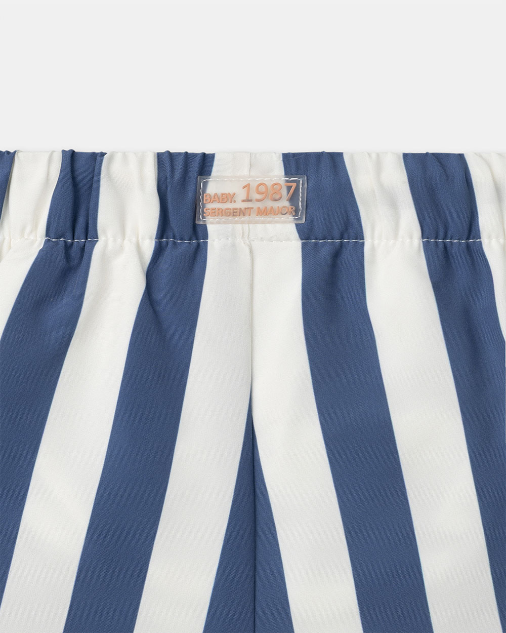 Short de bain &agrave; rayures avec couche Coloris bleu  Sergent Major