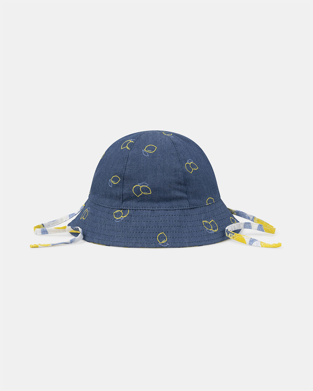 Chapeau réversible citrons ou denim Coloris bleu Sergent Major