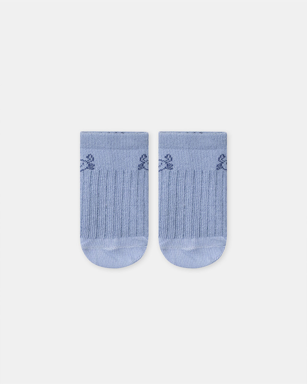Chaussettes basses jacquard crabe Coloris bleu pastel  Sergent Major
