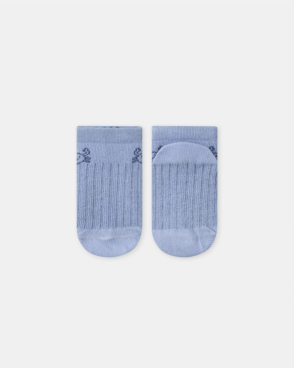 Chaussettes basses jacquard crabe Coloris bleu pastel  Sergent Major