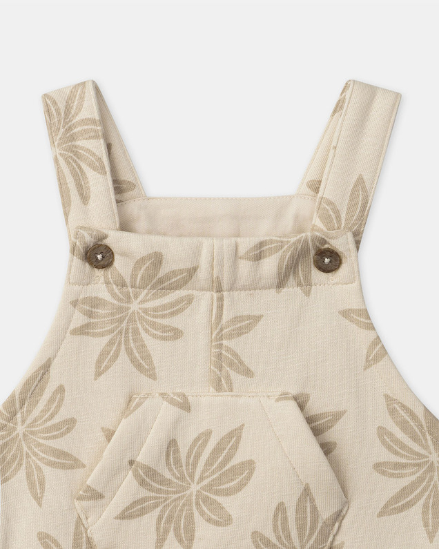 Salopette courte imprimé palmiers Coloris beige Sergent Major