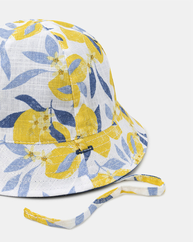Chapeau réversible citrons ou denim Coloris bleu Sergent Major
