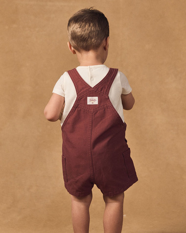 Salopette courte petit aventurier Coloris marron  Sergent Major