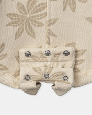 Salopette courte imprim&eacute; palmiers Coloris beige  Sergent Major