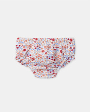Couche de bain imprim&eacute; fraises et fleurs Coloris rouge  Sergent Major