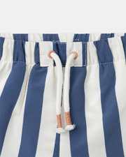Short de bain &agrave; rayures avec couche Coloris bleu  Sergent Major