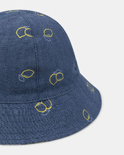 Chapeau réversible citrons ou denim Coloris bleu Sergent Major