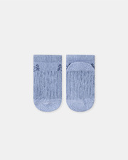 Chaussettes basses jacquard crabe Coloris bleu pastel  Sergent Major