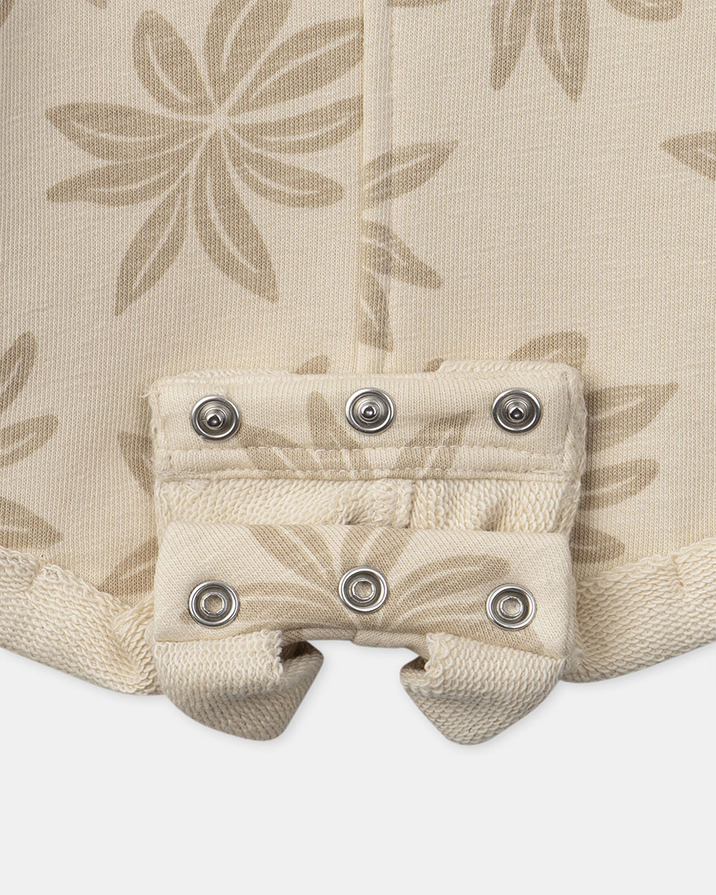 Salopette courte imprim&eacute; palmiers Coloris beige  Sergent Major