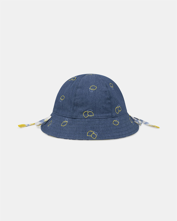 Chapeau réversible citrons ou denim Coloris bleu Sergent Major