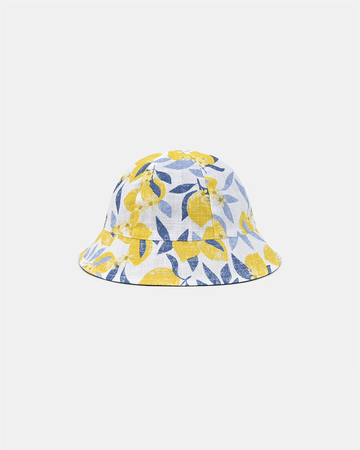 Chapeau réversible citrons ou denim Coloris bleu Sergent Major