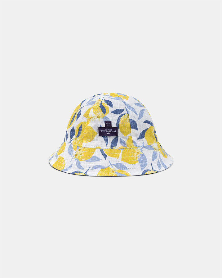 Chapeau réversible citrons ou denim Coloris bleu Sergent Major