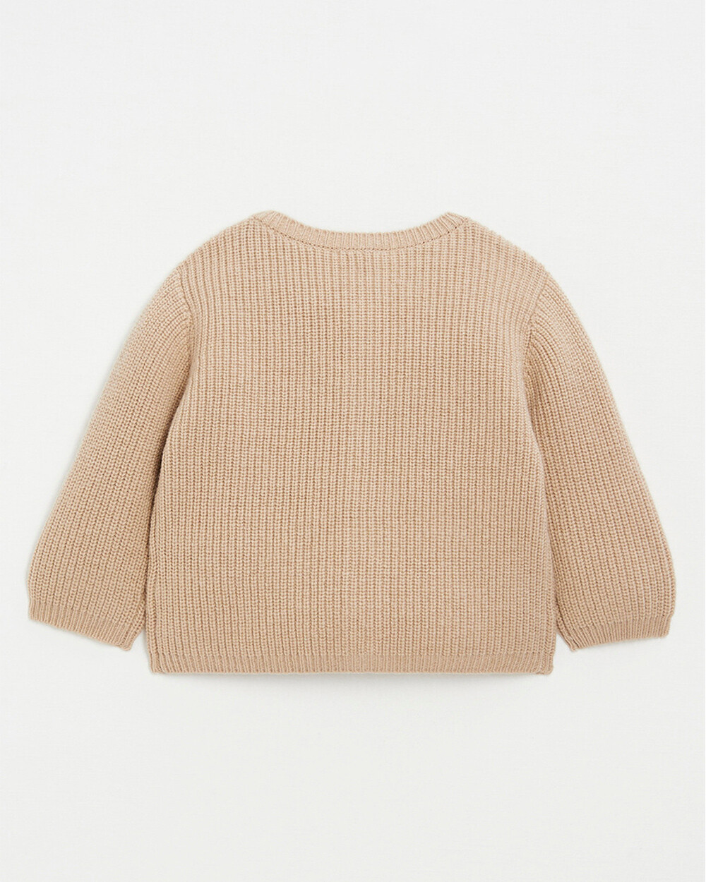 Gilet mixte en laine M&eacute;rinos Coloris caramel  Natalys