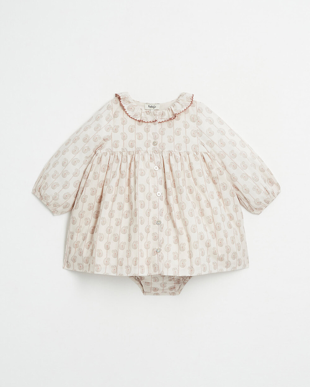 Robe manches longues Imprim&eacute; Indienne  Natalys