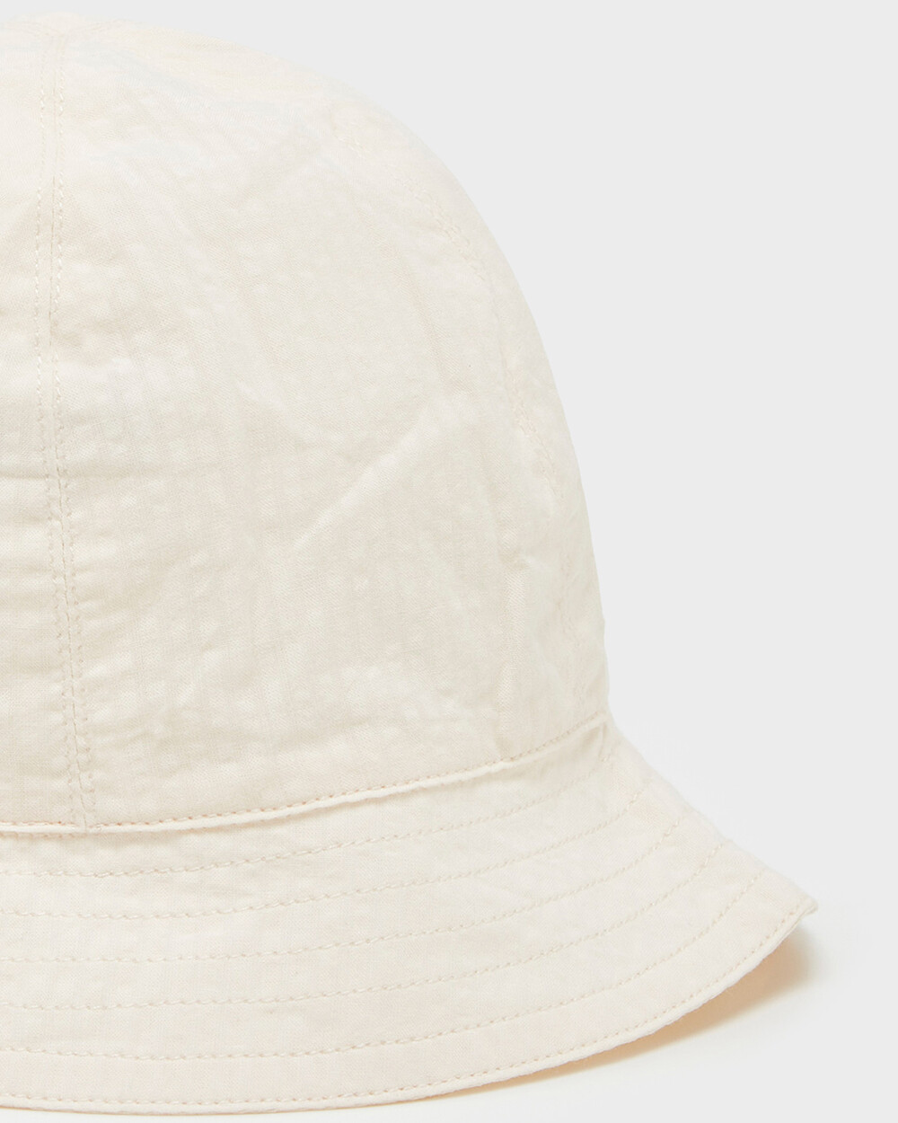 Chapeau en seersucker Coloris écru Natalys