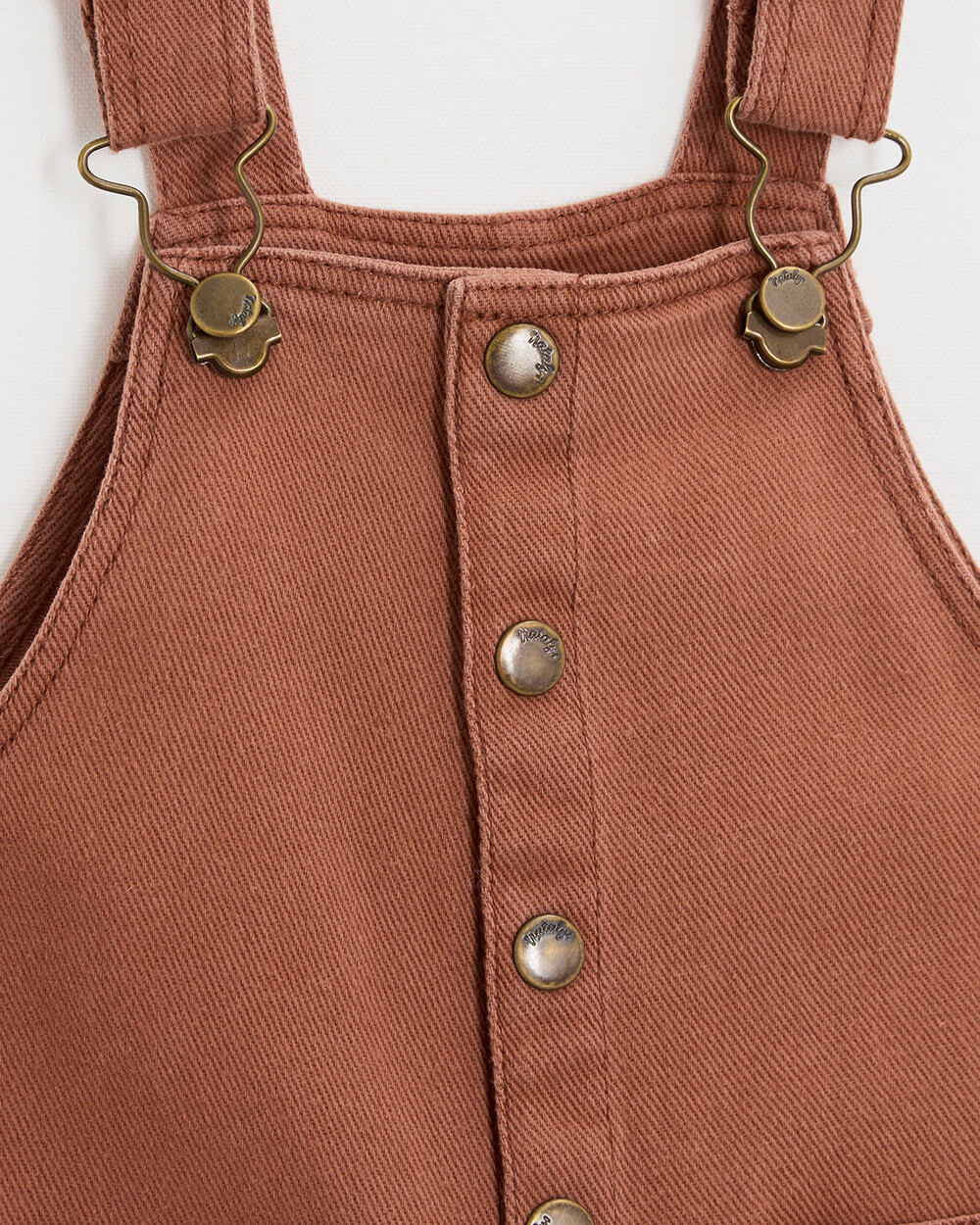 Salopette longue en twill Coloris rouille  Natalys