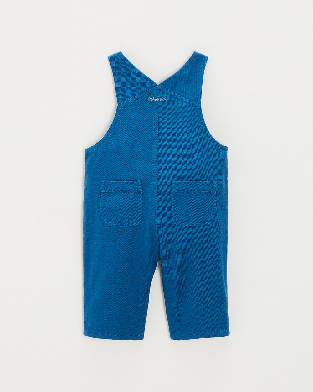 Salopette longue en twill Coloris bleu  Natalys
