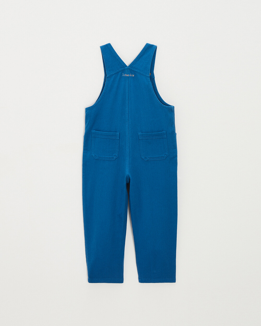 Salopette longue enfant en twill Coloris bleu Natalys