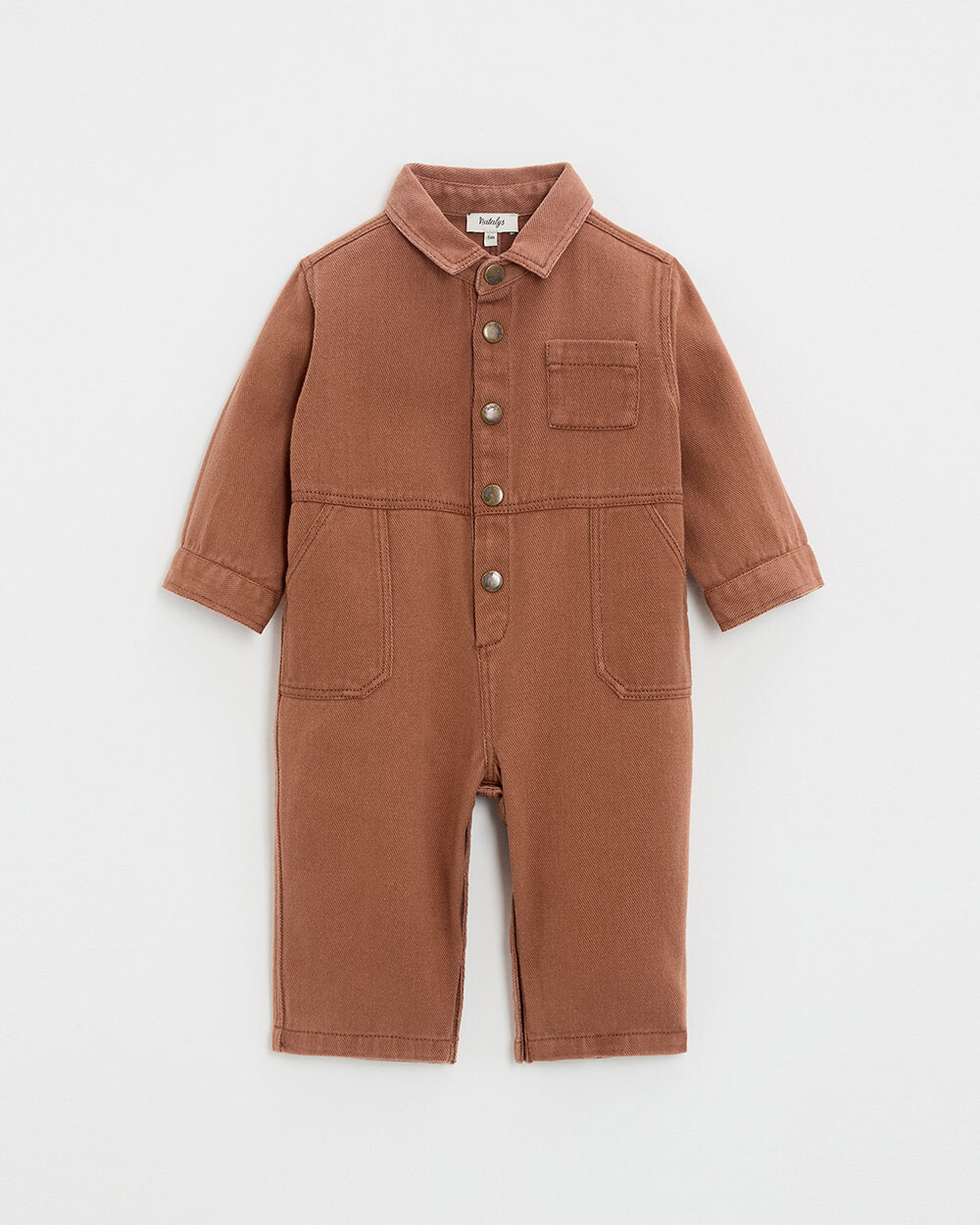 Combinaison longue en twill Coloris rouille  Natalys