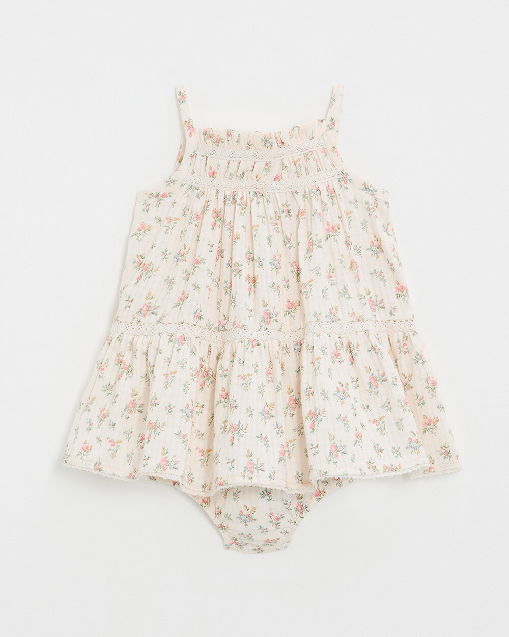 Robes &agrave; bretelles Imprim&eacute; fleurs  Natalys