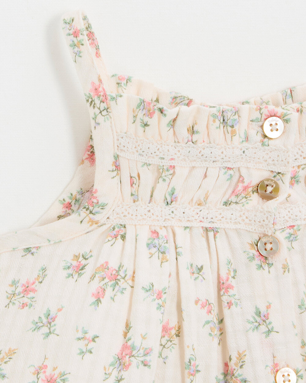 Robes &agrave; bretelles Imprim&eacute; fleurs  Natalys