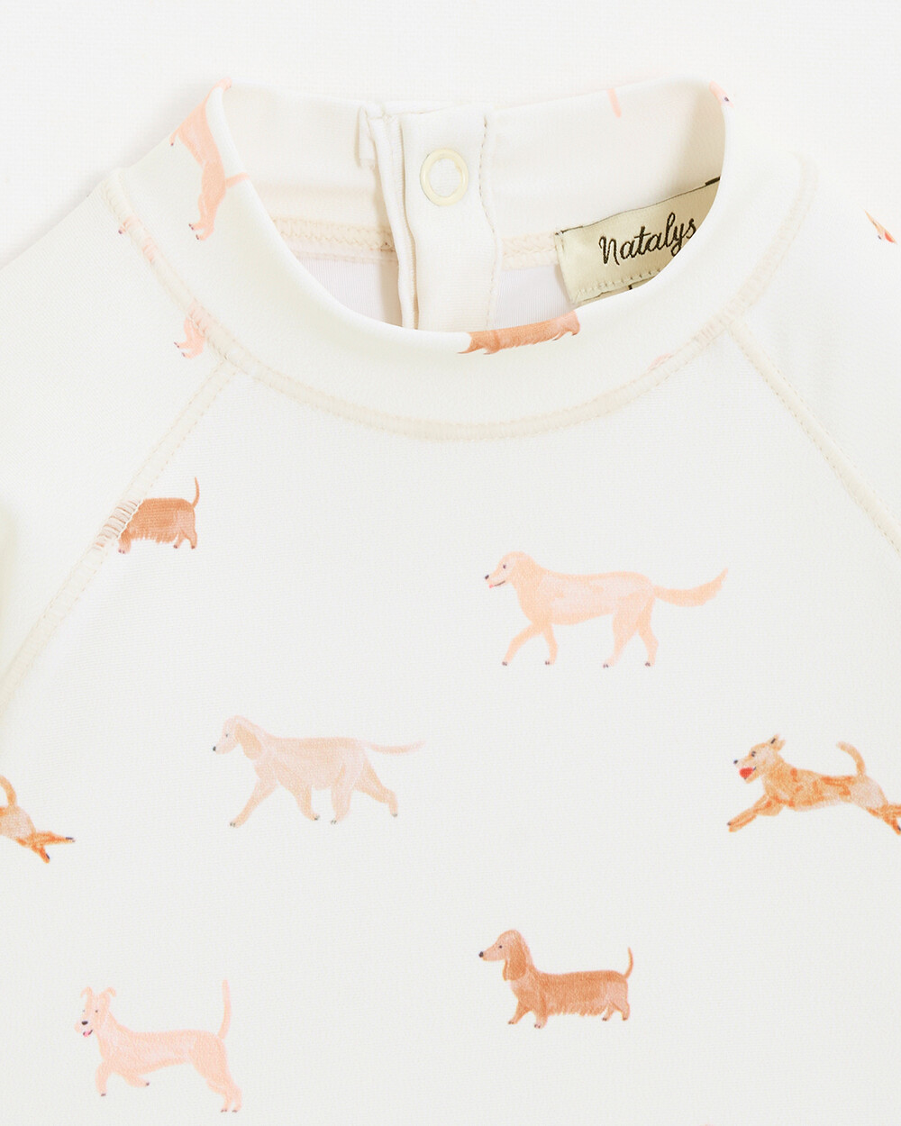 Tee shirt de bain anti UV Imprim&eacute; chiens  Natalys