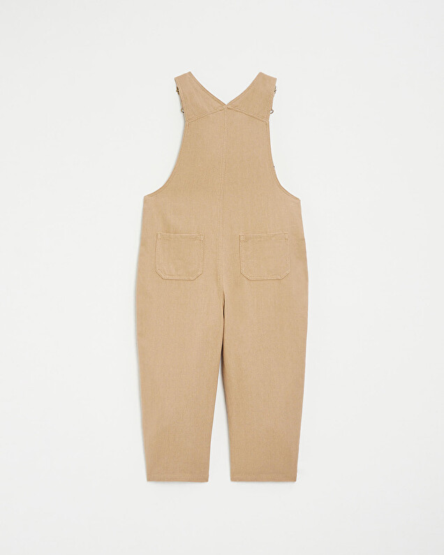 Salopette longue enfant en velours Coloris camel Natalys