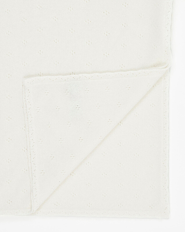 Couverture en Cachemire Coloris écru Natalys