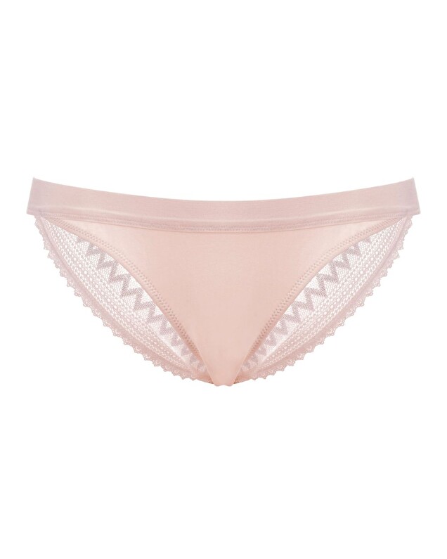 Culotte de grossesse Coloris blush Cache coeur