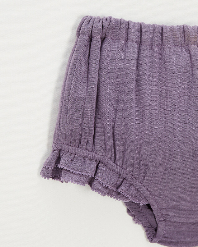 Bloomer en gaze de coton Coloris violet Natalys